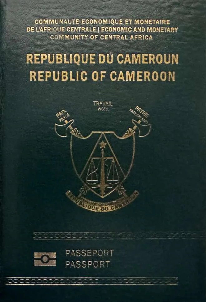 Cameroonian passport cover 2026