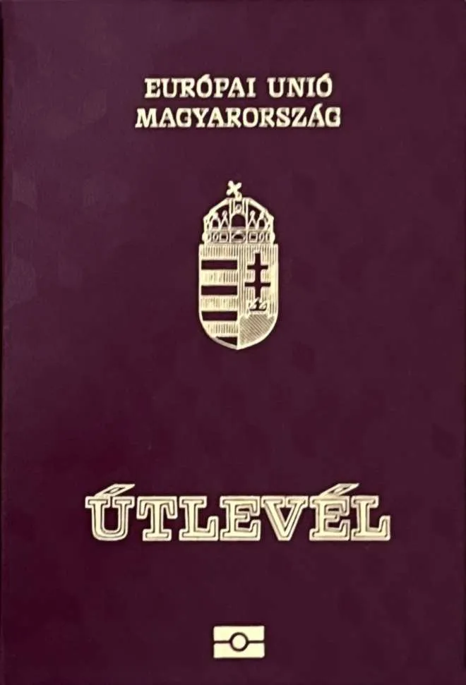 Hungarian passport cover 2026