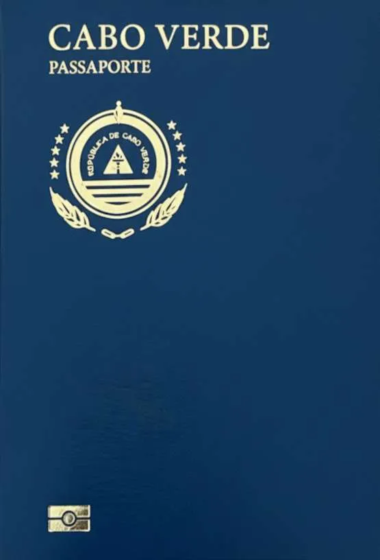 Cape Verdean passport — click to enlarge Cape Verdean passport cover 2026