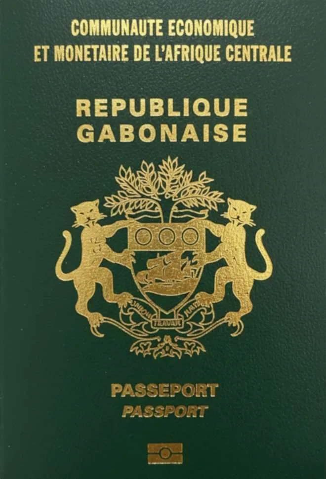 Gabonese passport cover 2026