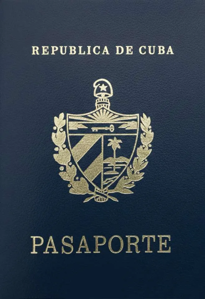 Cuban passport — click to enlarge Cuban passport cover 2026