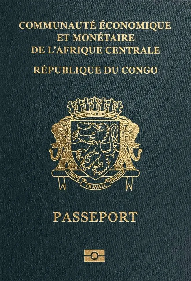 Congolese passport — click to enlarge Congolese passport cover 2026