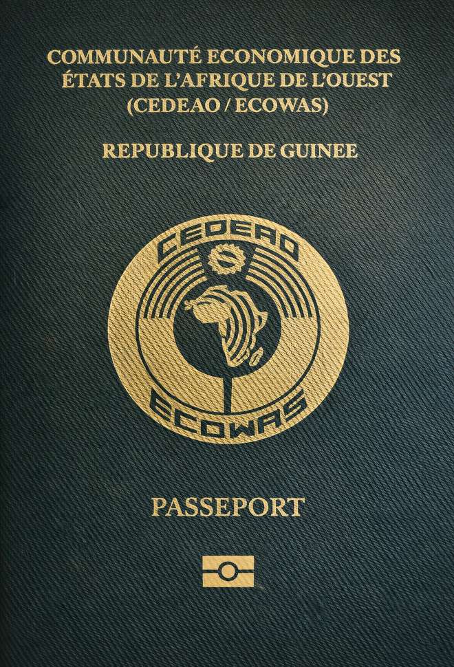 Guinean passport cover 2026