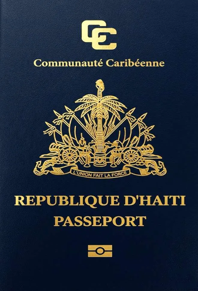 Haitian passport cover 2026