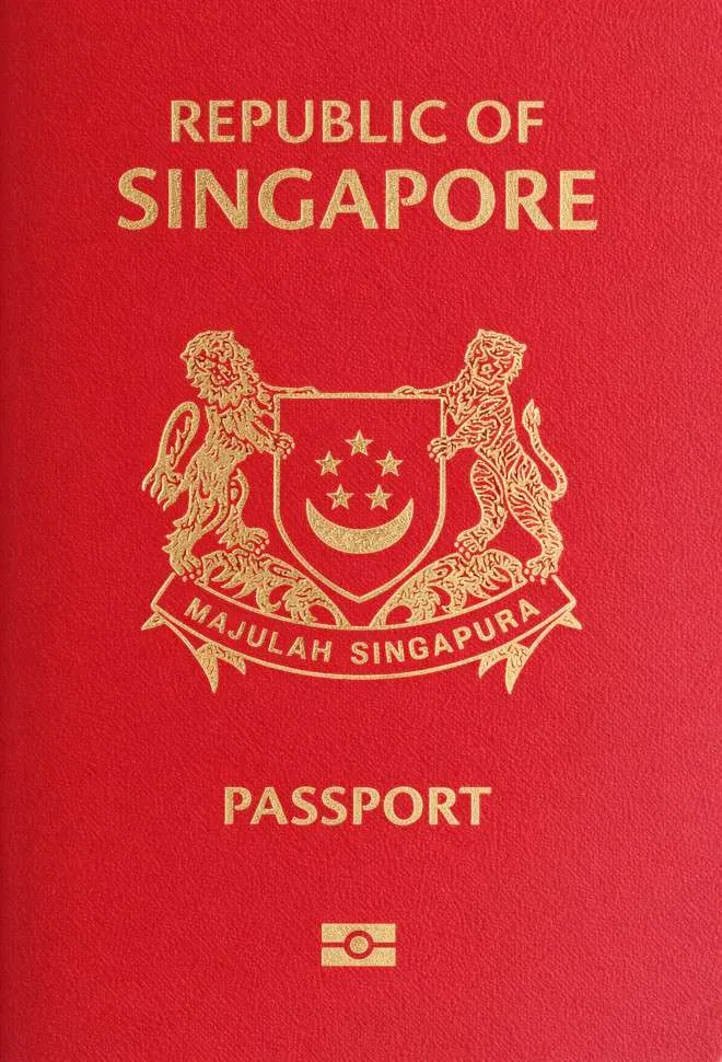 Singaporean passport cover 2026