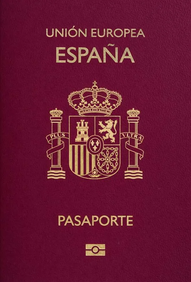 Spanish passport cover 2026