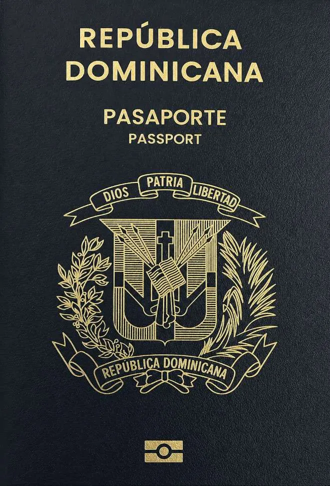 Dominican Republic passport cover 2026