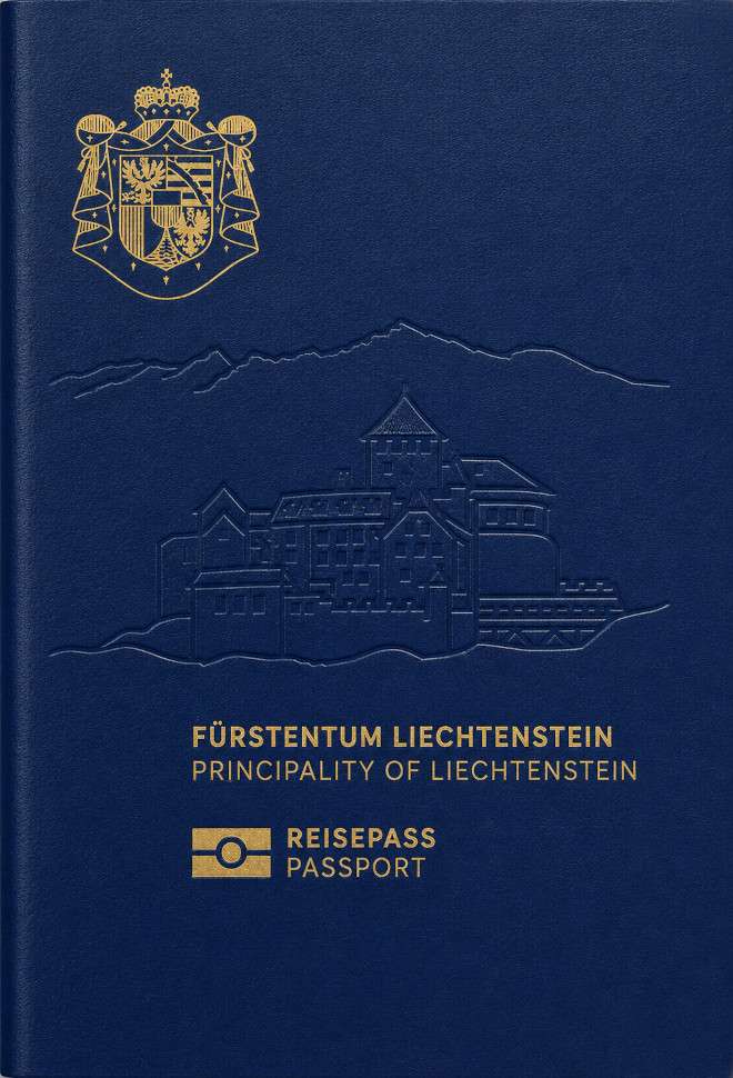 Liechtenstein passport cover 2026