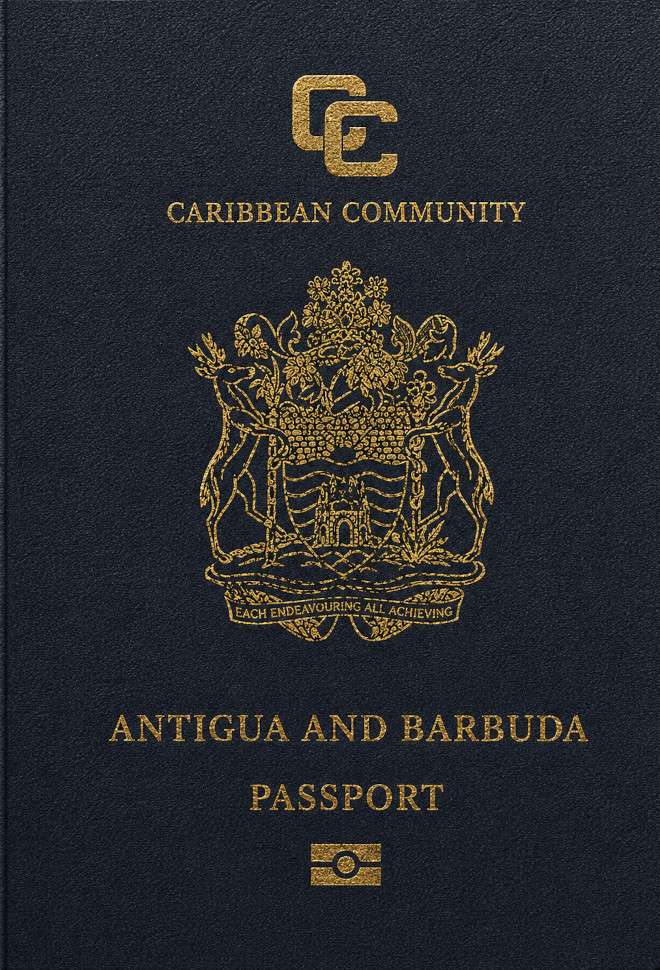 Antiguan and Barbudan passport — click to enlarge Antiguan and Barbudan passport cover 2026