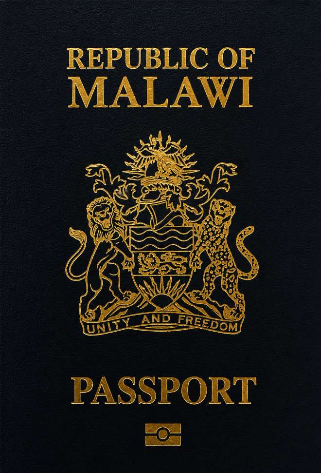 Malawian passport — click to enlarge Malawian passport cover 2026