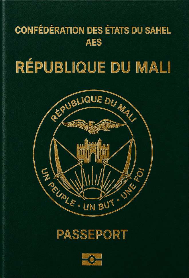 Malian passport cover 2026