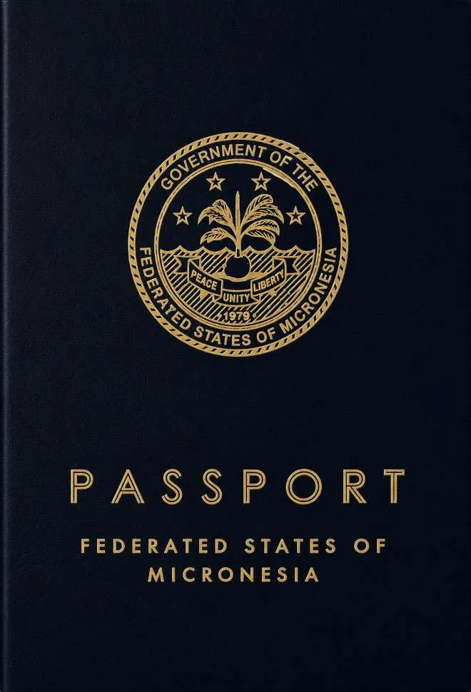 Micronesian passport cover 2026