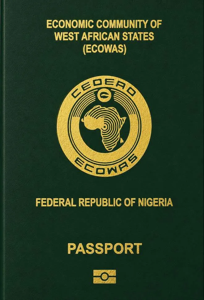 Nigerian passport — click to enlarge Nigerian passport cover 2026