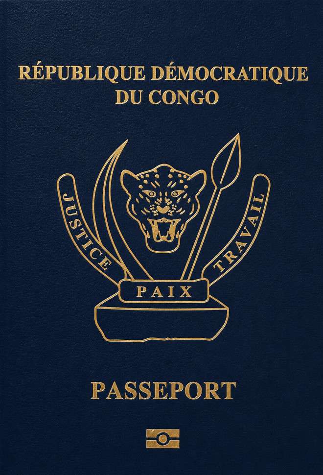 Congolese passport cover 2026