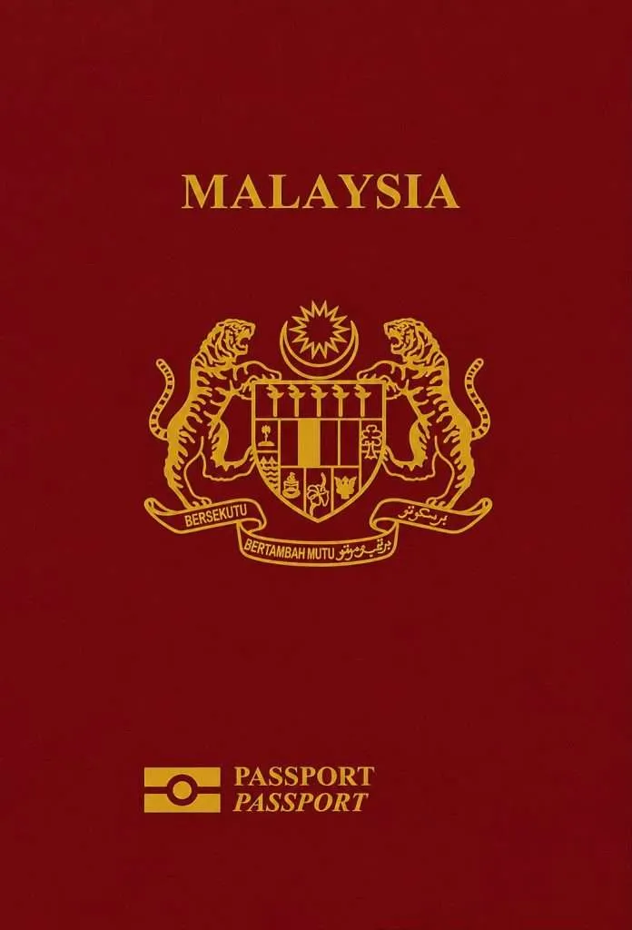 Malaysian passport — click to enlarge Malaysian passport cover 2026